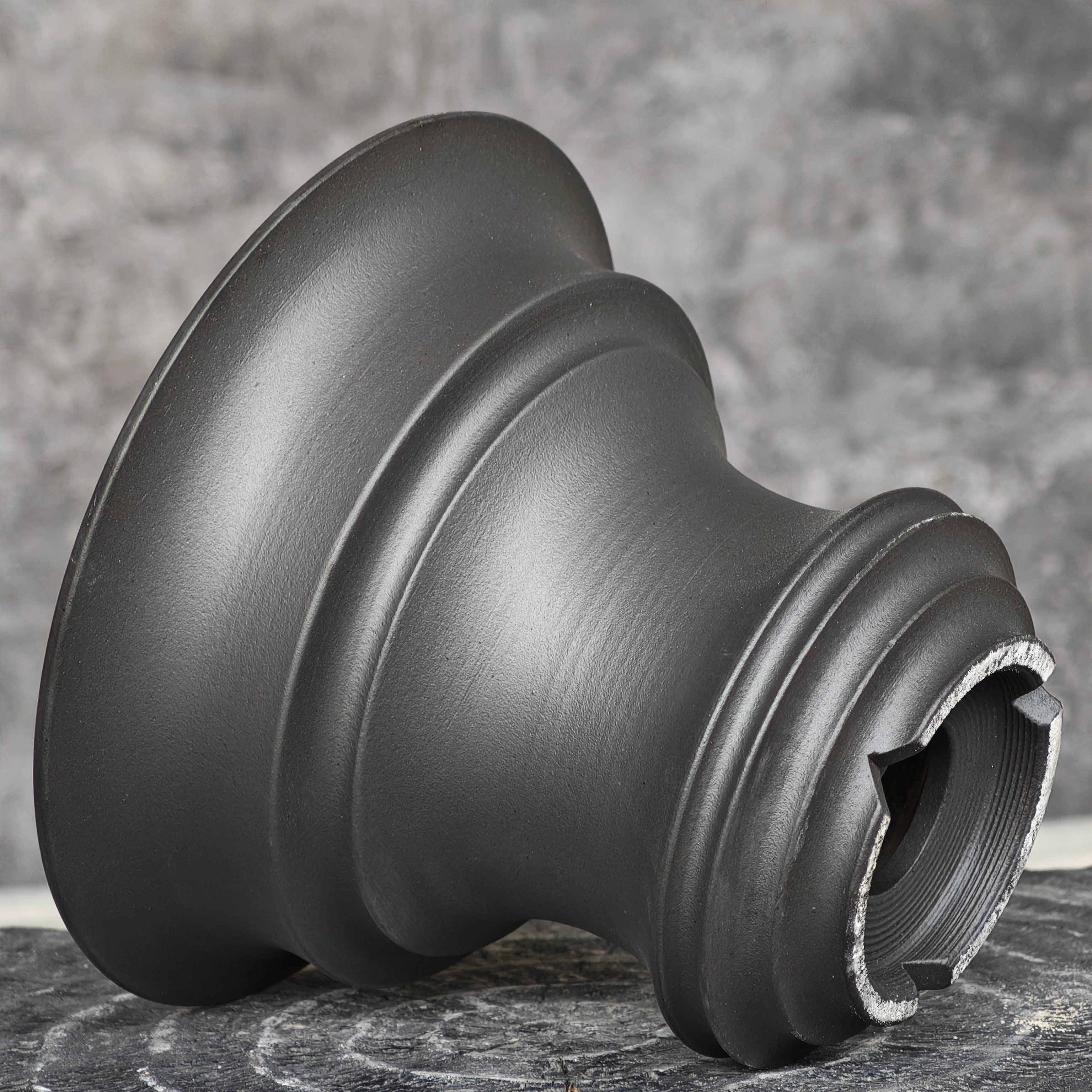 块根盆黑金全手工陶瓷透气精品多肉仙人球龙舌兰龟甲龙象芽宫植物