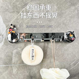 一排式挂钩吸盘强力浴室吸盘毛巾挂免钻免钉免打孔五挂钩联排挂钩