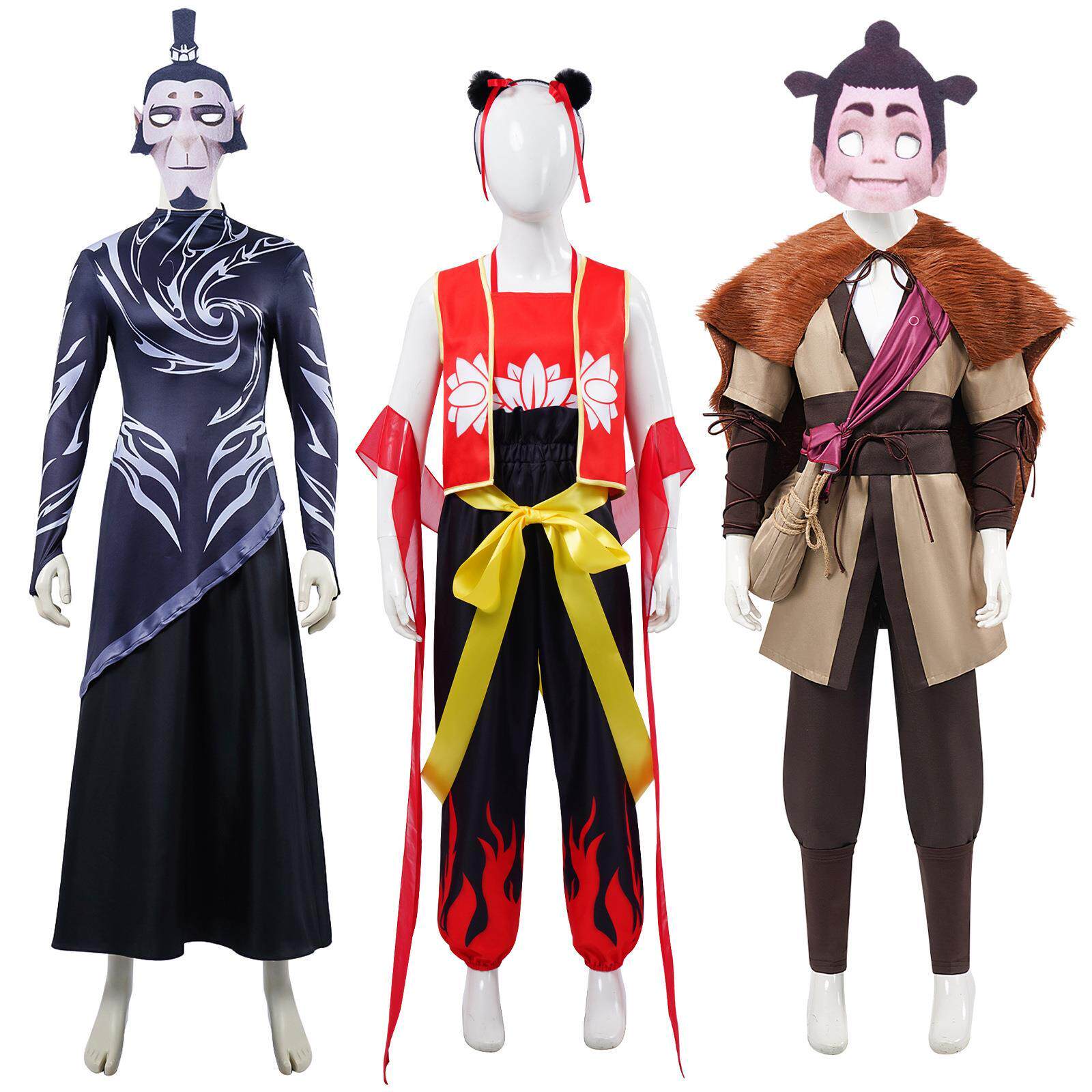 新款哪吒之魔童闹海cos服万圣节哪吒申公豹cosplay二次元舞台服