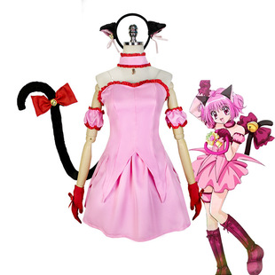 东京猫猫 桃宫莓cos服 草莓喵喵小莓cosplay蓝泽薄荷二次元表演服