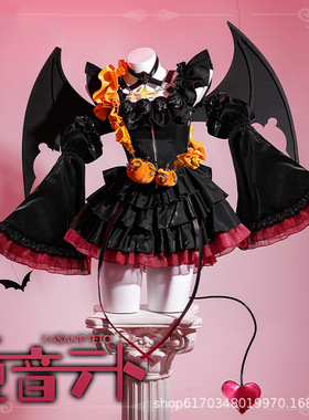 漫之境 重音teto万圣节小恶魔cos服游戏二次元套装工厂直发代发