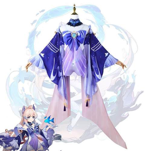 原神游戏cos服珊瑚宫心海kokomi五星号游戏主题cosplay动漫表演服
