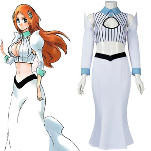 死神井上织姬cos服二次元游戏扮演服套装死神公主井上织姬cosplay