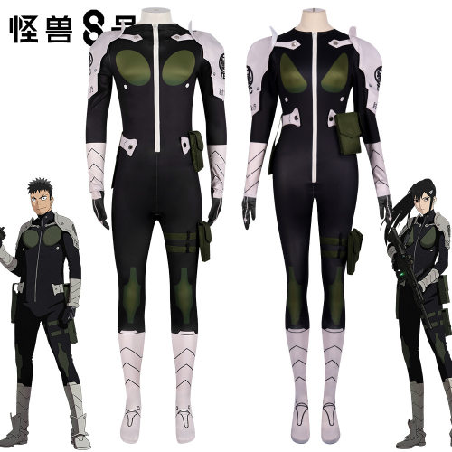 怪兽8号cos服日比野卡夫卡防卫队战斗连体衣露比野动漫cosplay