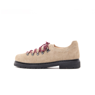 CRICLE CAGE环洞 麂皮翻毛皮登山德比撞色休闲皮革街头皮鞋