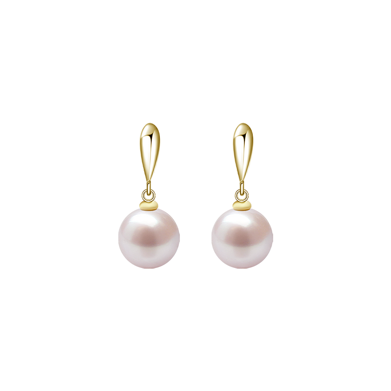 韩国金属珍珠耳钉女纯银小众设计高级感耳饰2025年新款爆款耳环