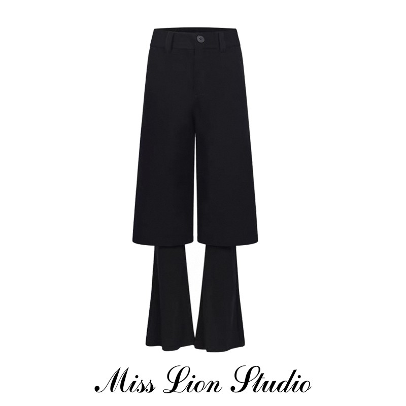 现货正确版】2025春季新款小众设计感裤子宽松微喇裤休闲长裤子,女装/女士精品,休闲裤,淘宝优惠券,粉丝福利购,淘宝优惠卷