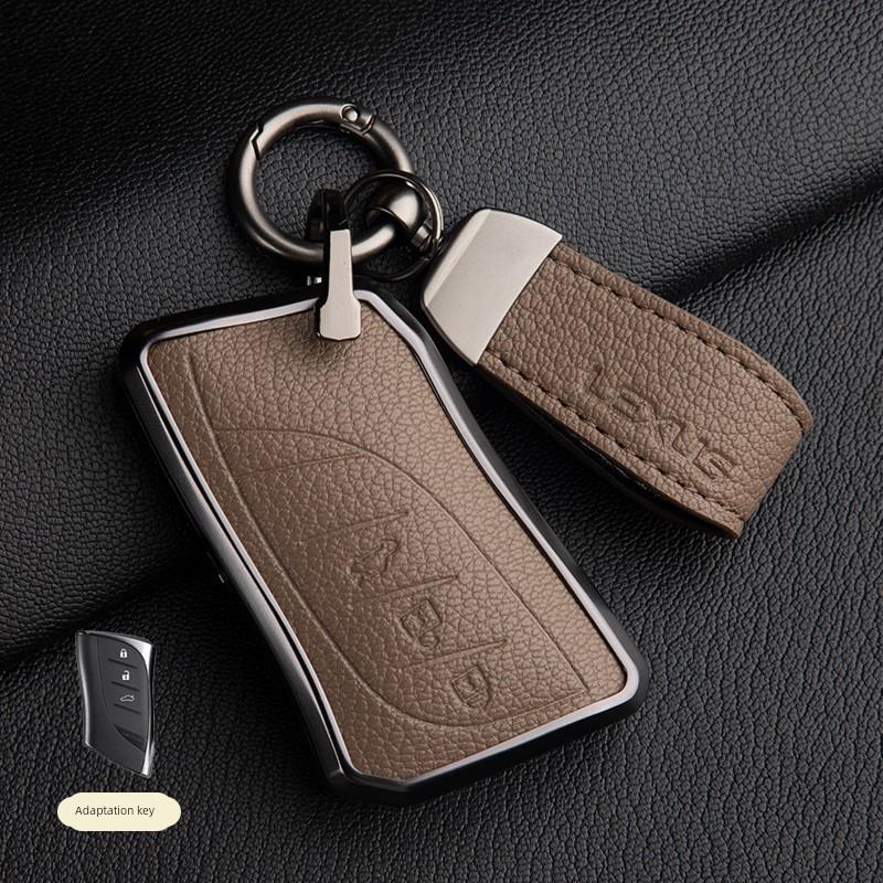 专用雷克萨斯钥匙套es300h包es200高档ux260h真皮LS500h金属壳男