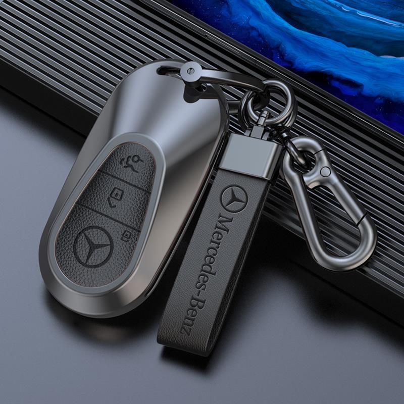 适用奔驰E300L钥匙套C260l车C200l A200l壳glc男GLB220扣GLAS级包