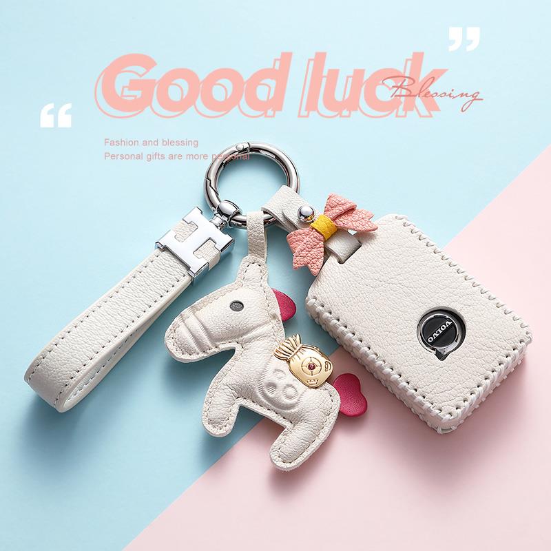 专用于沃尔沃s90钥匙套 女xc90包xc40壳s60高级男volvo汽车xc60扣