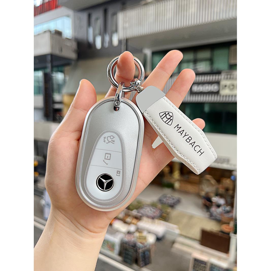 适用奔驰迈巴赫钥匙套新款s480高端女款gls480gls600壳s680s450扣