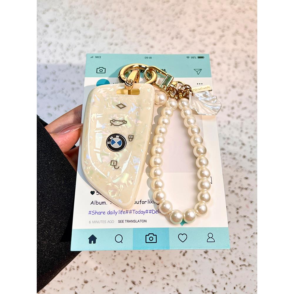 适用于宝马x3钥匙套x5三系x1新款五系530刀锋i3车325li扣x2 ix3壳