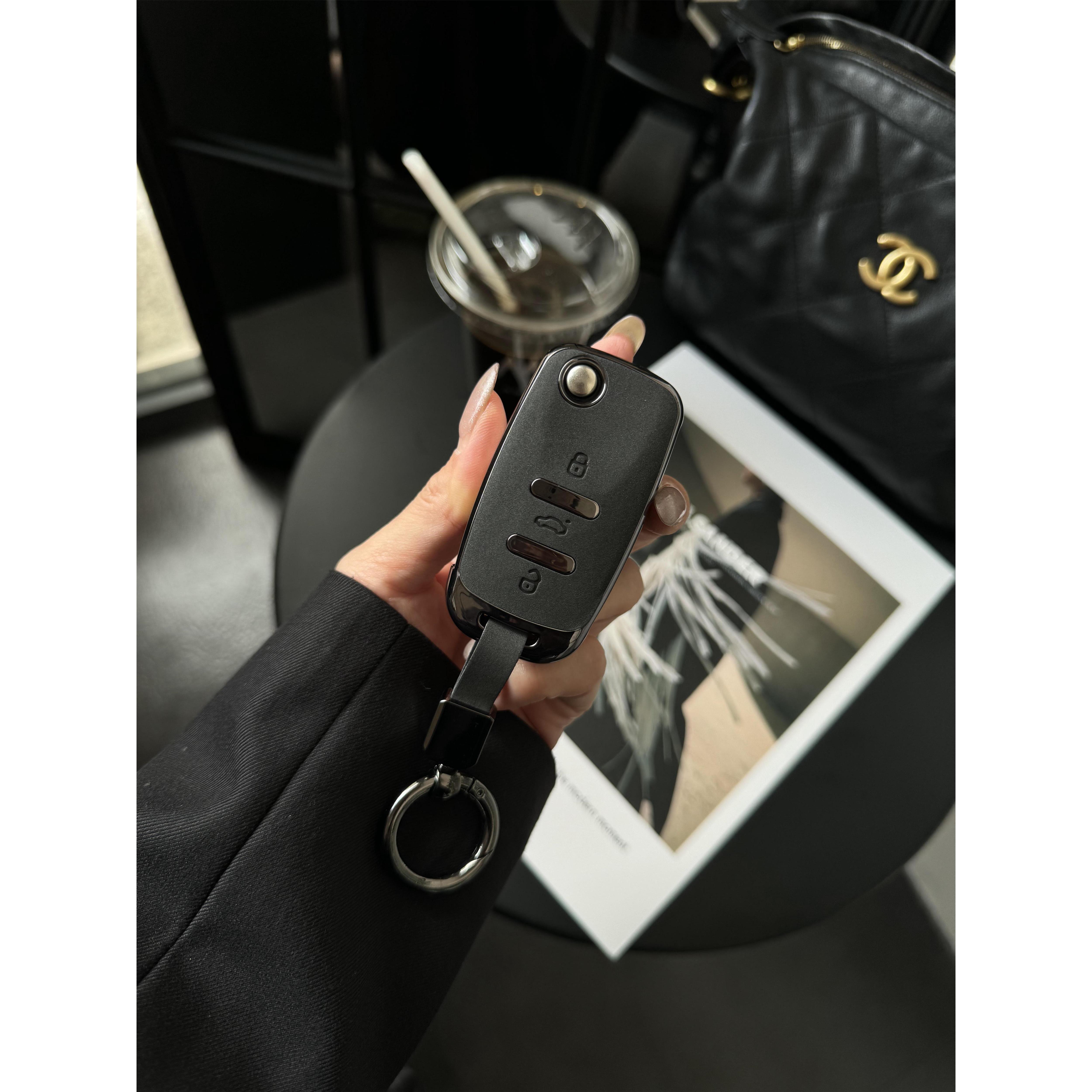 适用于大众车钥匙套朗逸桑塔纳polo宝来速腾探岳途观L高尔夫6壳扣