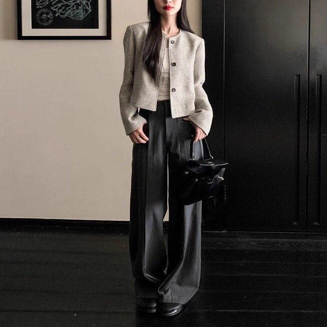 小香风外套女短款小个子春秋2026新款爆款名媛高级感春装女款上衣