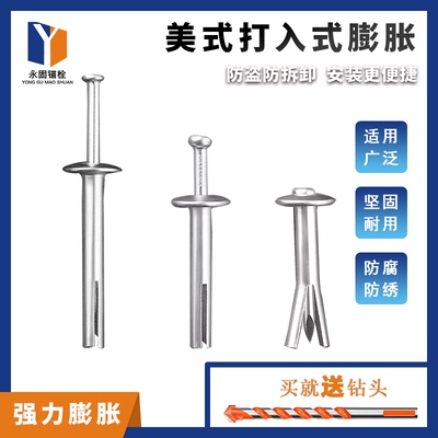 美式膨胀钉敲击式快速钉