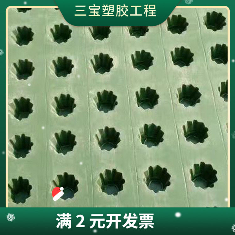 锦盟高品质塑料凹凸蓄水排水板 花园阳台屋顶绿化种植 防渗透CPVC