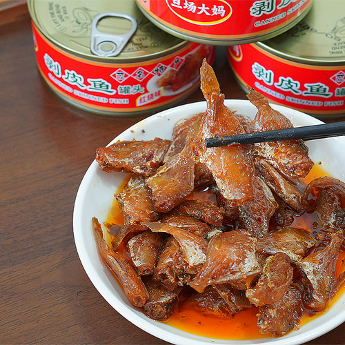 剥皮鱼香酥软骨无刺即食下饭零食