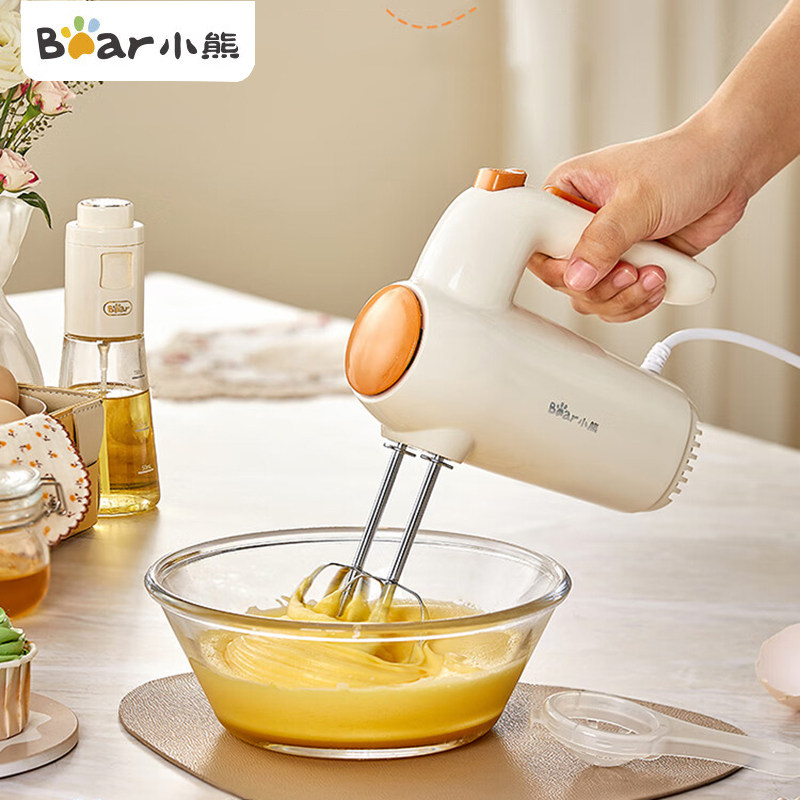 Bear/小熊 家用电动打蛋机 迷你奶油打发器 搅拌器 DDQ-B01K1,厨房电器,电动打蛋器,淘宝优惠券,粉丝福利购,淘宝优惠卷