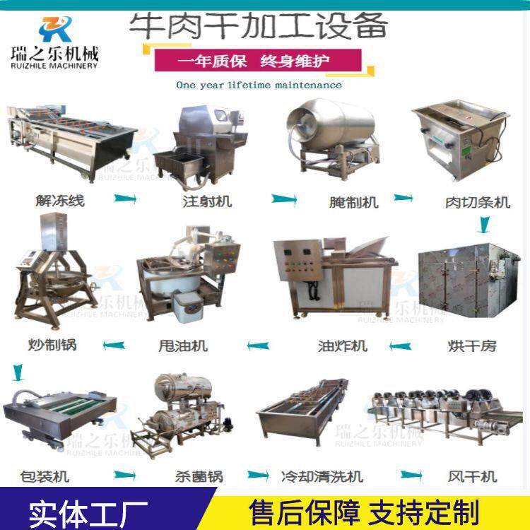 牛肉干全套设备内蒙牛肉干设备风干牛肉干机油炸肉干设备