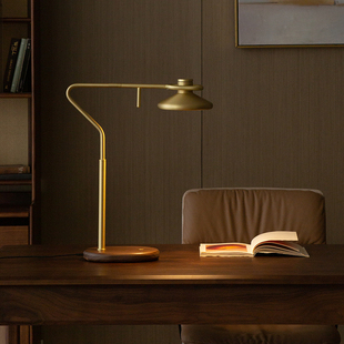 ziilamp 创意简约书桌台灯书房卧室触摸调光阅读灯LED灯 cos台灯