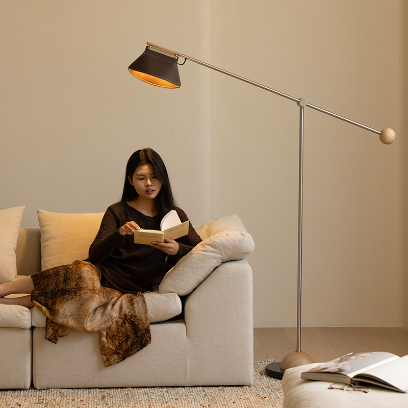 原创设计客厅中古落地灯