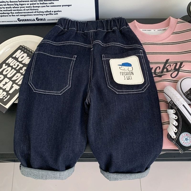 男童牛仔裤春秋装新款