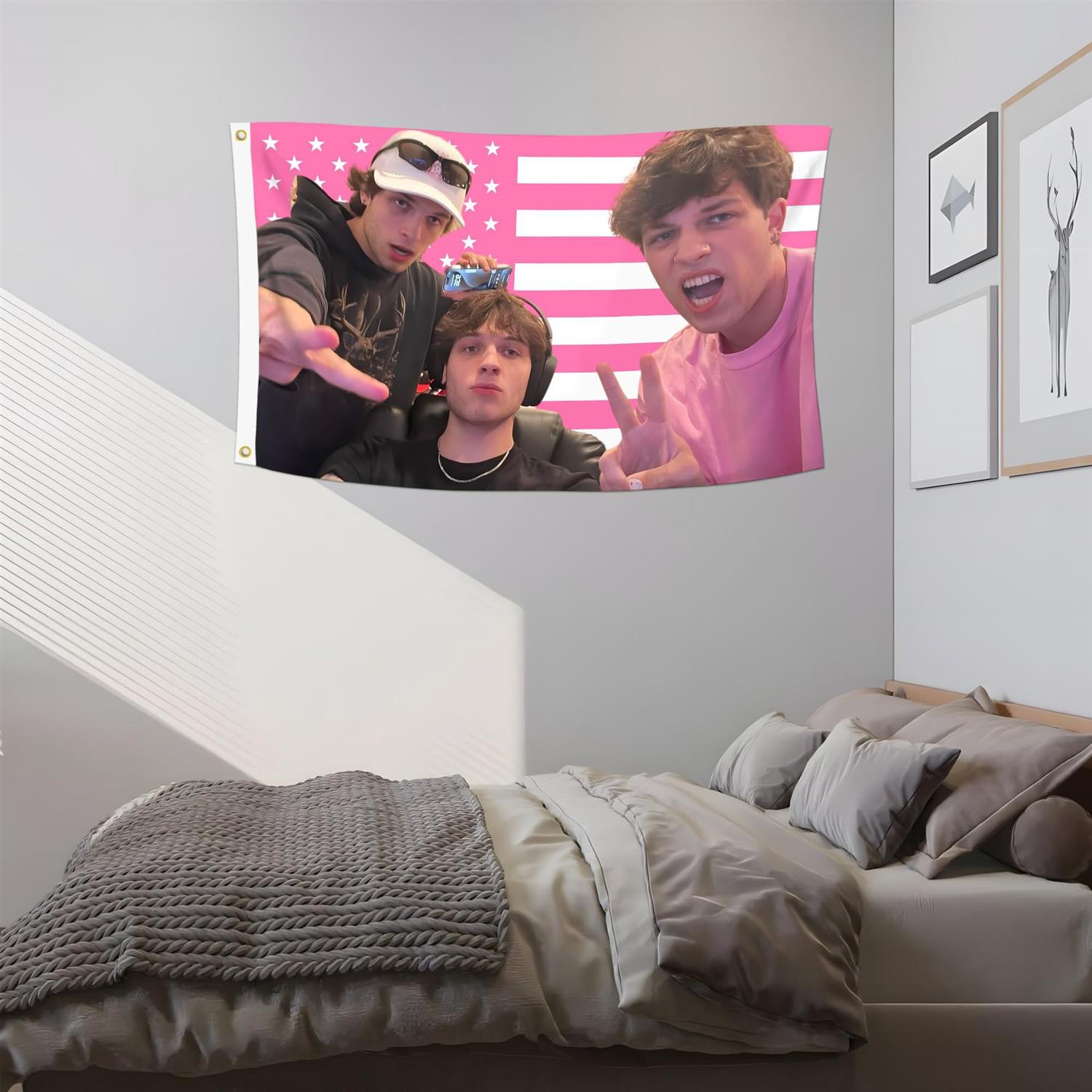 旗帜Sturniolo Triplets Flag室内户外装饰横幅背景布