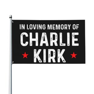 旗帜横幅IN LOVING MEMORY OF CHARLIE KIRK Flag3X5FT春亚纺