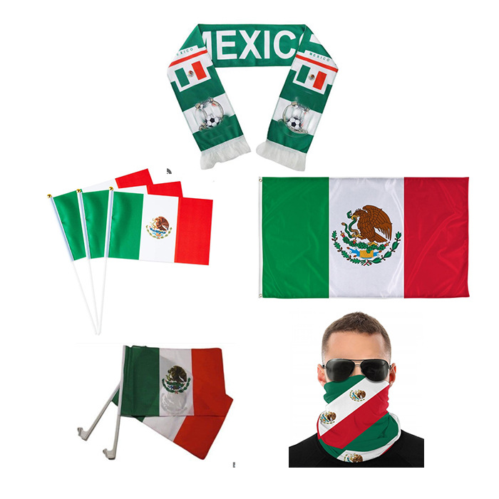 2026美加墨世界杯球迷用品旗帜体育围巾赛事车旗披肩旗定 制