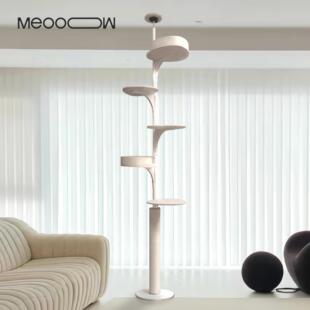 实木猫爬架高层通天柱不占地meoooow顶天立地猫爬架猫窝猫跳台