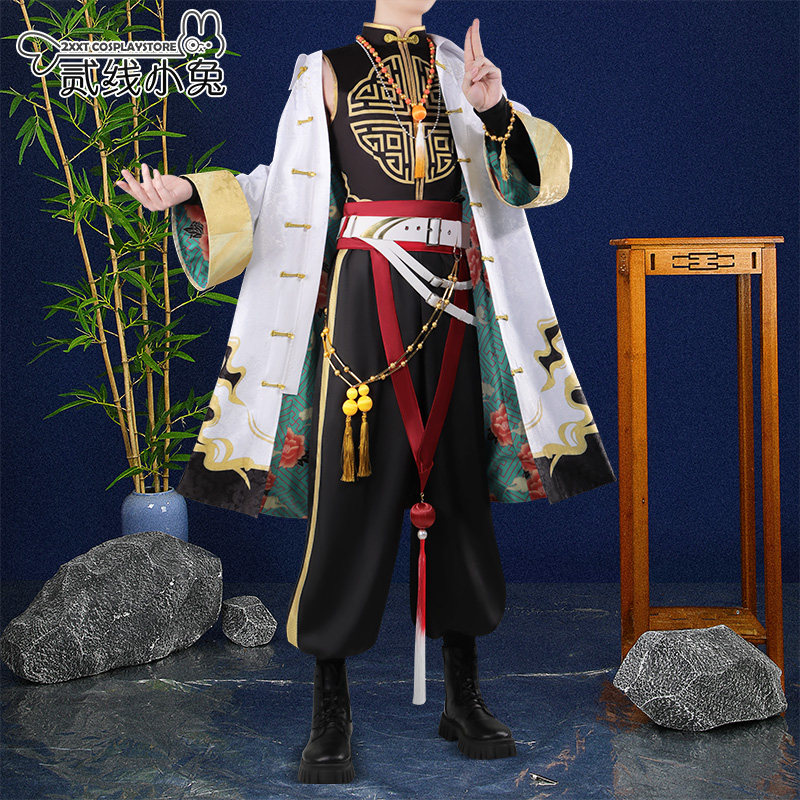 二线小兔虚拟主播cos服魁星2周年中华风服装cosplay服装图片
