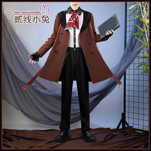 二线小兔虚拟主播cos服三枝明那助手服装 cosplay服装