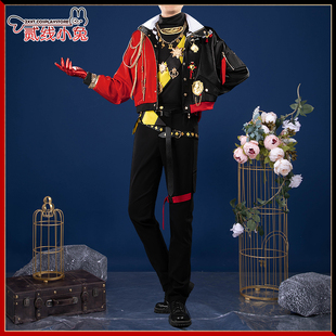 凯特cosplay服装 二线小兔扭曲仙境cos服 魔术王夹克