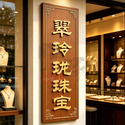 定制民宿刻字创意门头招牌服装工作室门牌招牌定做高级感实木牌匾