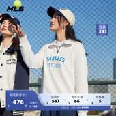 MLB官方 男女情侣立领卫衣学院风24春夏新款 MTV03