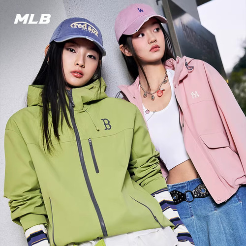 MLB官方 休闲时尚防水防污三防夹克外套26春季新款WJB03