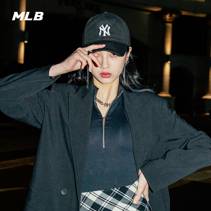 MLB官方男女帽子情侣运动休闲