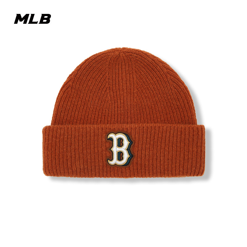官方毛线帽MLB防风男女情侣