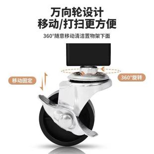 折叠厨房用品置物架落地式 免安装 多层烤箱放锅架微波炉储物收纳架