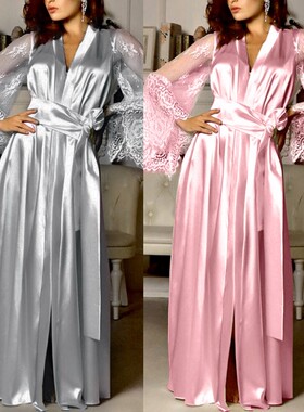 Women's Lingerie Pajamas Sexy Robes女式 内衣 睡衣 性感长袍