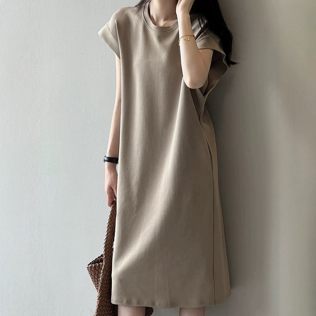 Flying sleeve loose dress T-shirt skirt飞飞袖宽松连衣裙T恤裙