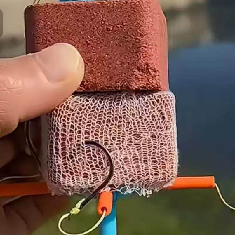 钓鱼打窝慢溶水溶网水溶袋速溶解网野钓库钓夜钓定点沉底打窝神器