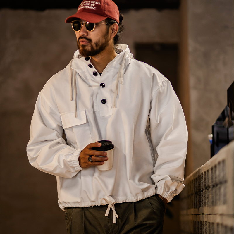 1940USN甲板服罩衫休闲连帽卫衣