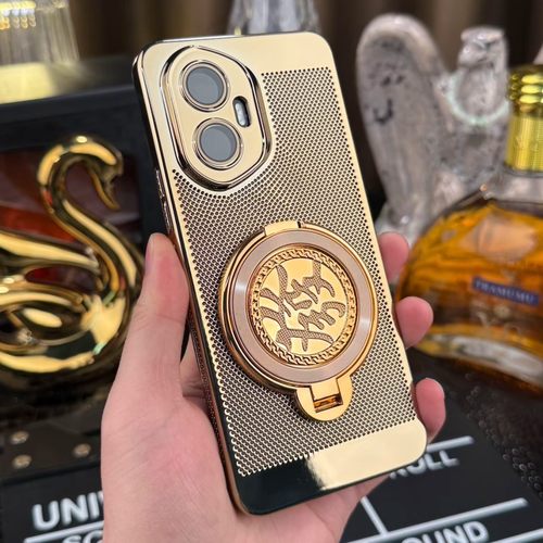 适用荣耀300电镀网格支架散热壳