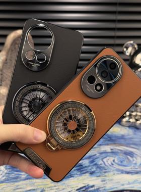 解压陀螺支架+星光艺术适用华为nova12ultra手机壳Nova12Ultra新款镜头全包防摔套12Pro男商务保护壳女款外壳