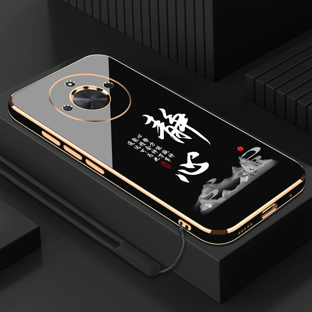 【静心】适用荣耀x60苹果vivo华为oppo小米手机壳新款高端x60pro全包防摔电镀硅胶软壳honor个性爆款男女外壳