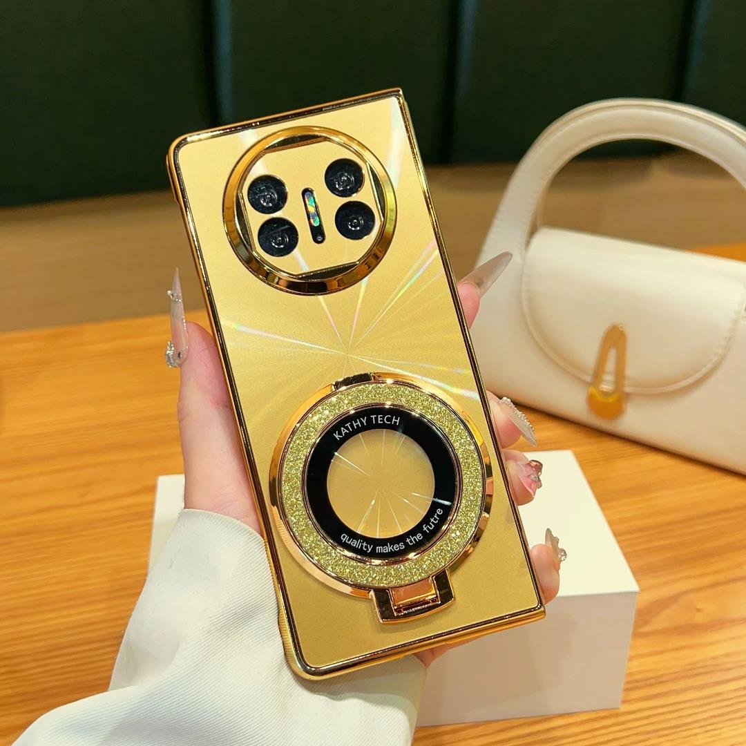 适用适用matex5金色CD纹支架壳