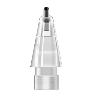 HAOLOCM适用华为M-pencil2代笔尖matepad11平板电容触控手写笔透明针管替换笔头耐磨阻尼三代钢化膜静音笔尖