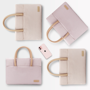 2025新款 笔记本电脑包14寸女手提轻便适用联想小新pro14苹果air13华为matebook15.6寸通勤iPad内胆包保护套