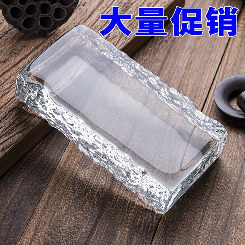 新款空心酒瓶子砖超白水晶玻璃砖透明隔断墙彩色水晶砖卫生间屏风